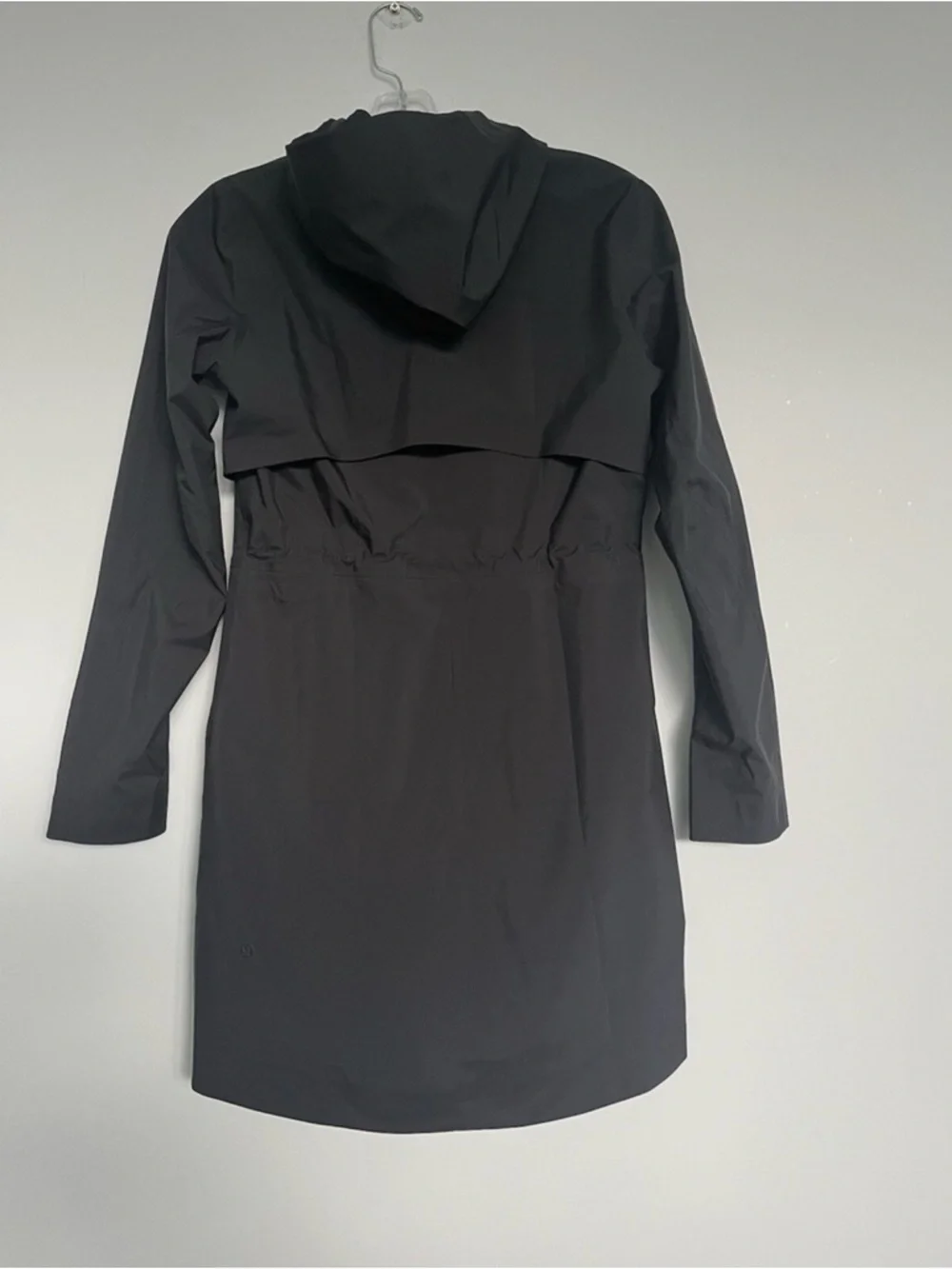 lululemon athletica Black Hooded Trench Coat